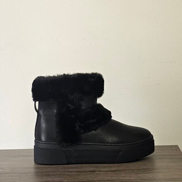 Steve Madden Kids Bunny Fur Boots  Big Kids Size 3 Black  NWT - Picture 7 of 9